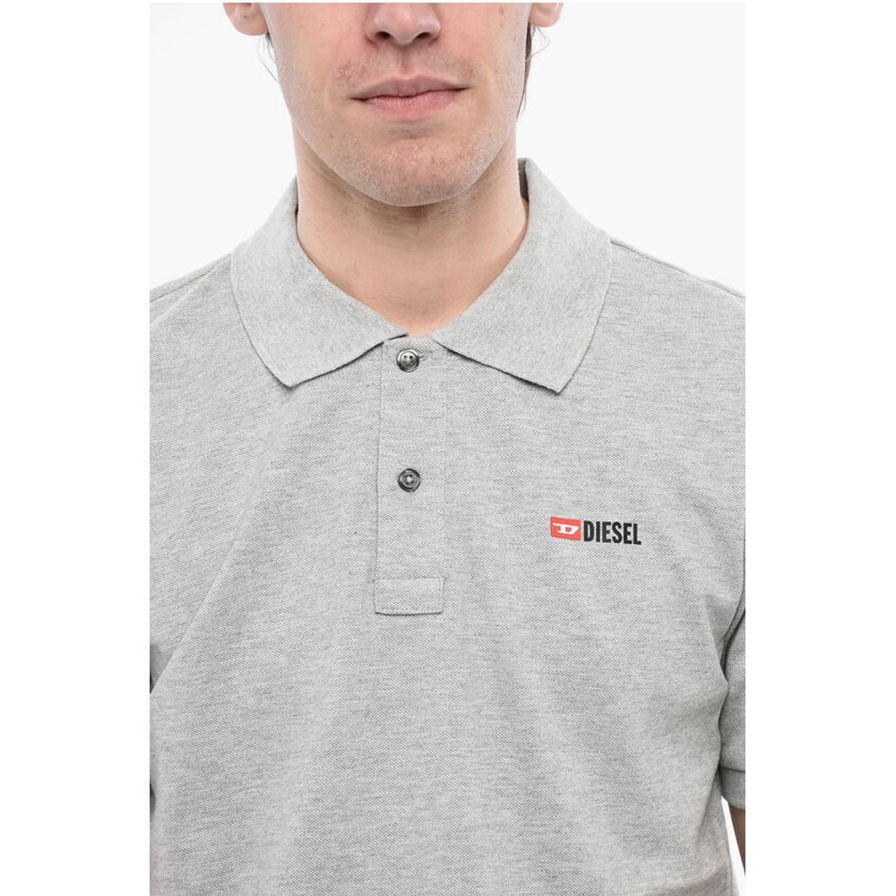 RED TAG Cotton Piquè T-SMITH-DIV Polo Shirt with Contrasting