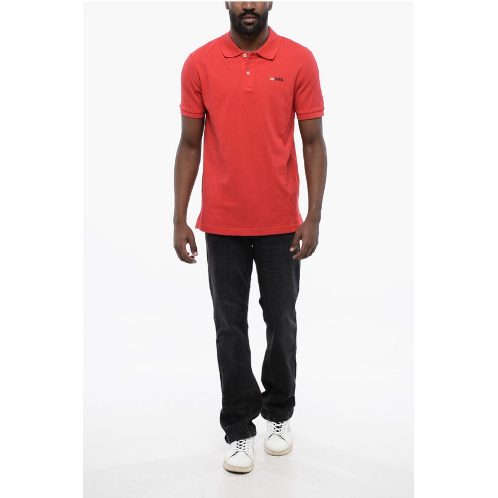Slim Fit T-SMITH-DIV Polo Shirt with Contrasting Logo