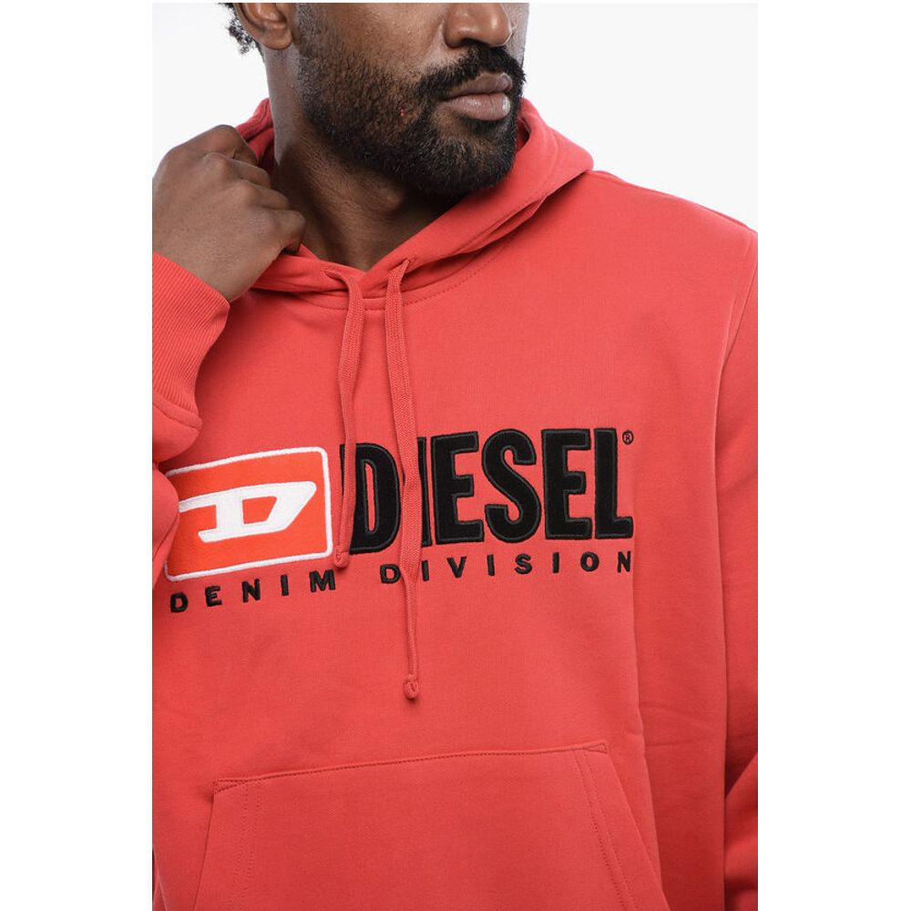 Solid Color S-GINN-HOOD-DIV Hoodie with Embroidered Logo