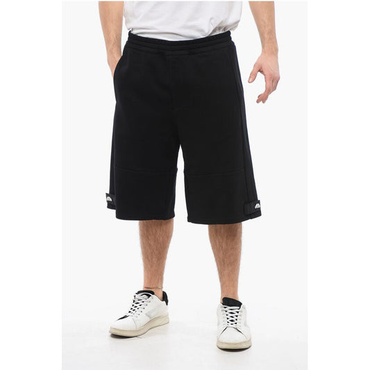 Brushed Cotton Shorts with Nylon Details