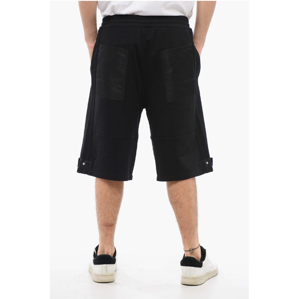 Brushed Cotton Shorts with Nylon Details