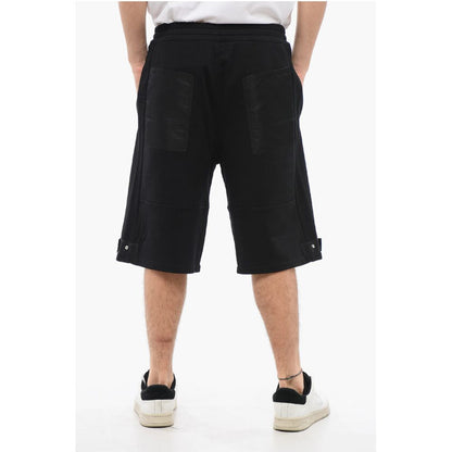 Brushed Cotton Shorts with Nylon Details