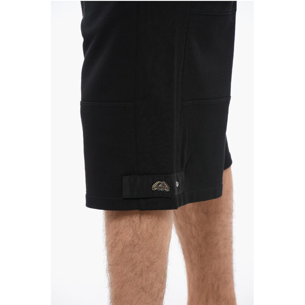 Brushed Cotton Shorts with Nylon Details