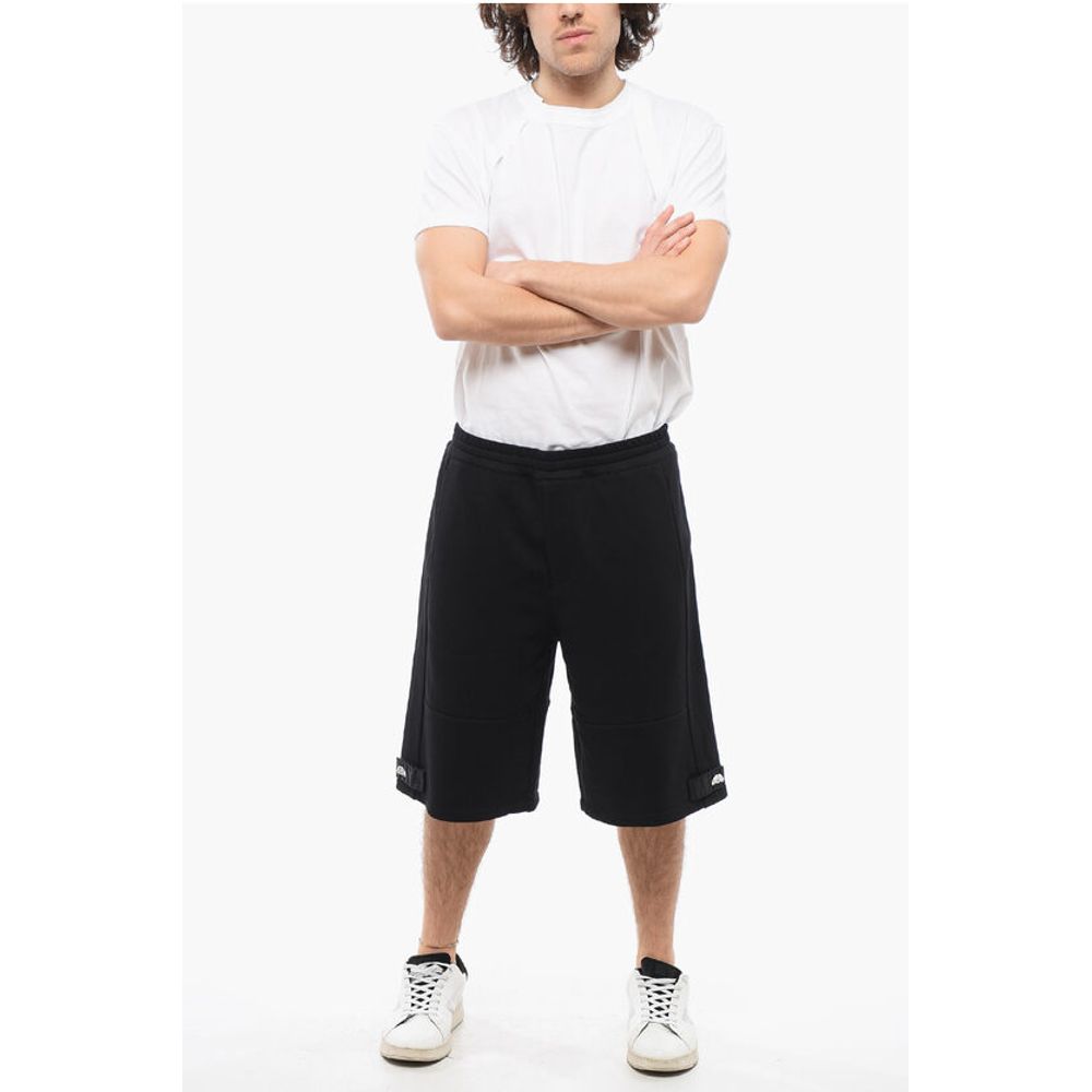Brushed Cotton Shorts with Nylon Details