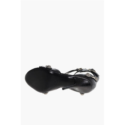 Lamè Leather CAGOLE Sandals with Studs 11cm