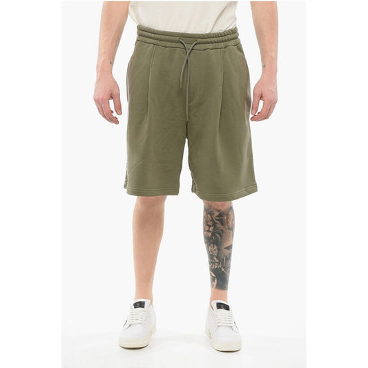 EMPORIO Cotton Jersey Shorts with Elastic Waistband
