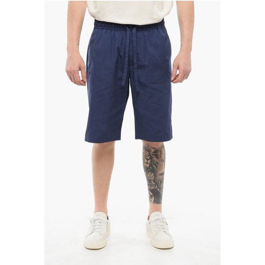 Cotton Shorts with Elastic Waistband