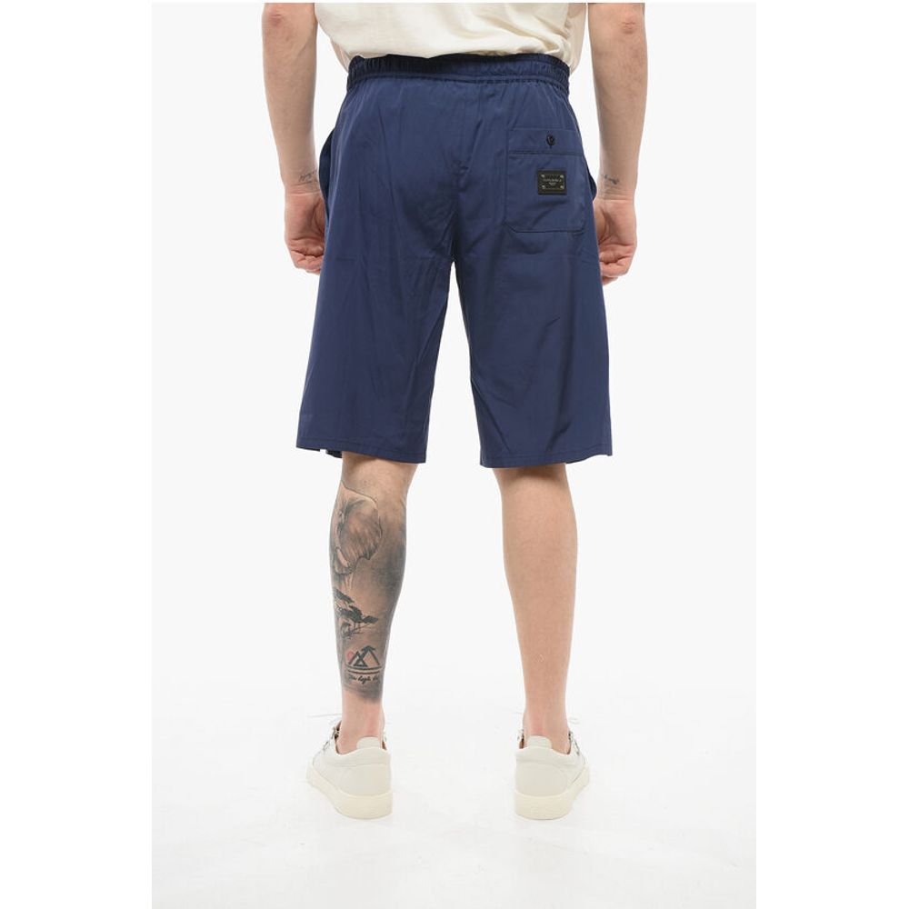 Cotton Shorts with Elastic Waistband