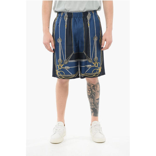 Shorts in Seta SAILOR con Elastico in Vita