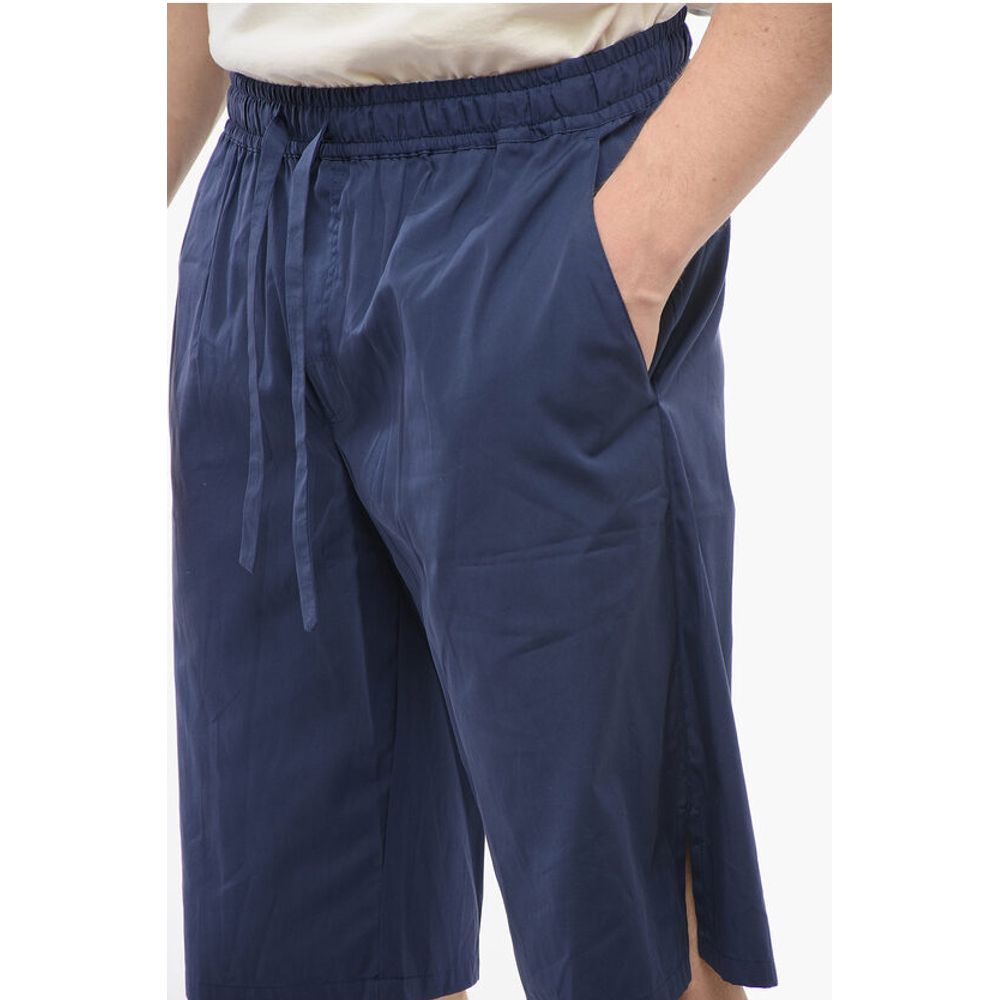 Cotton Shorts with Elastic Waistband