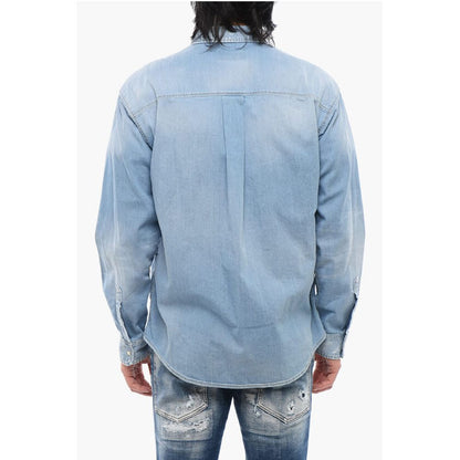 Star Motif Denim Shirt