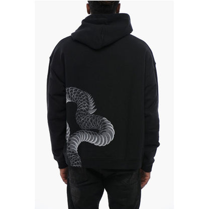 Dragon Print Brushed Cotton Hoodie