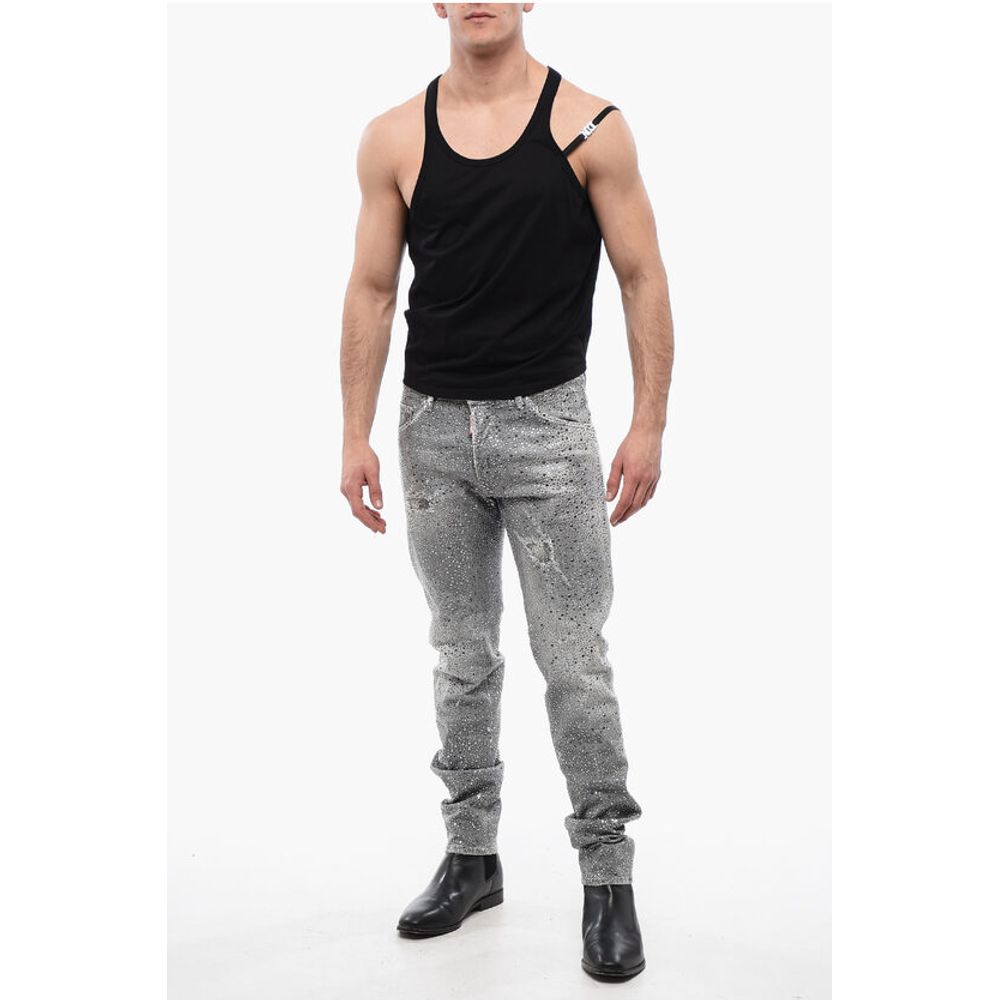 ICON Logoed lace Tank Top