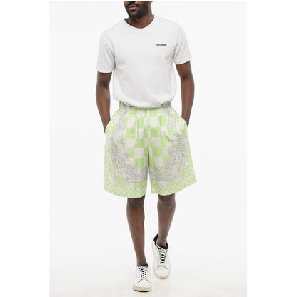 Silk MEDUSA Shorts with Elastic Waistband