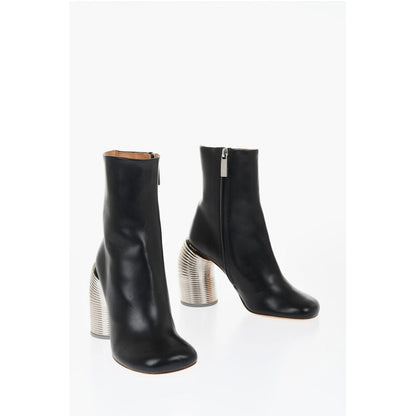 Leather SPRING Booties Statement Heel 11 cm