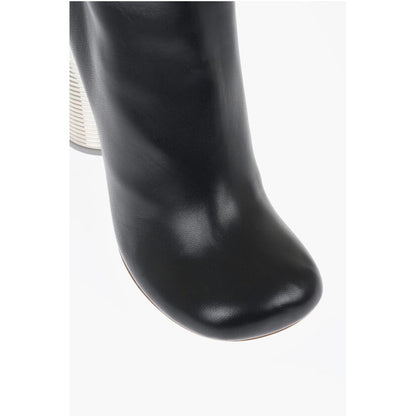 Leather SPRING Booties Statement Heel 11 cm