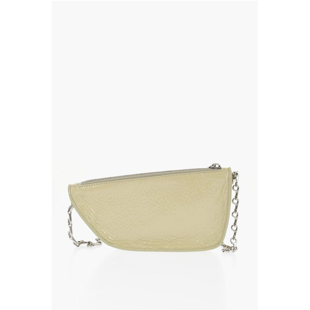 Patent Leather MICRO SHIELD SLING Bag with Chain Shoulder St