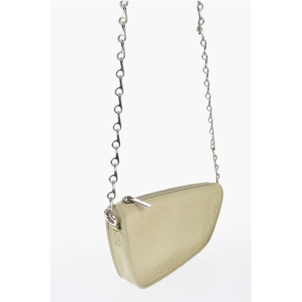 Patent Leather MICRO SHIELD SLING Bag with Chain Shoulder St
