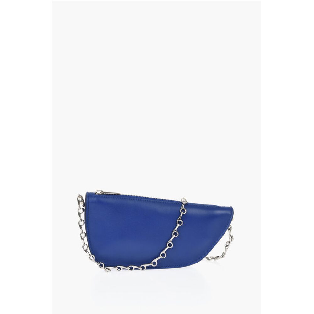 Leather MICRO SHIELD SLING Bag with Chain Shoulder Strap