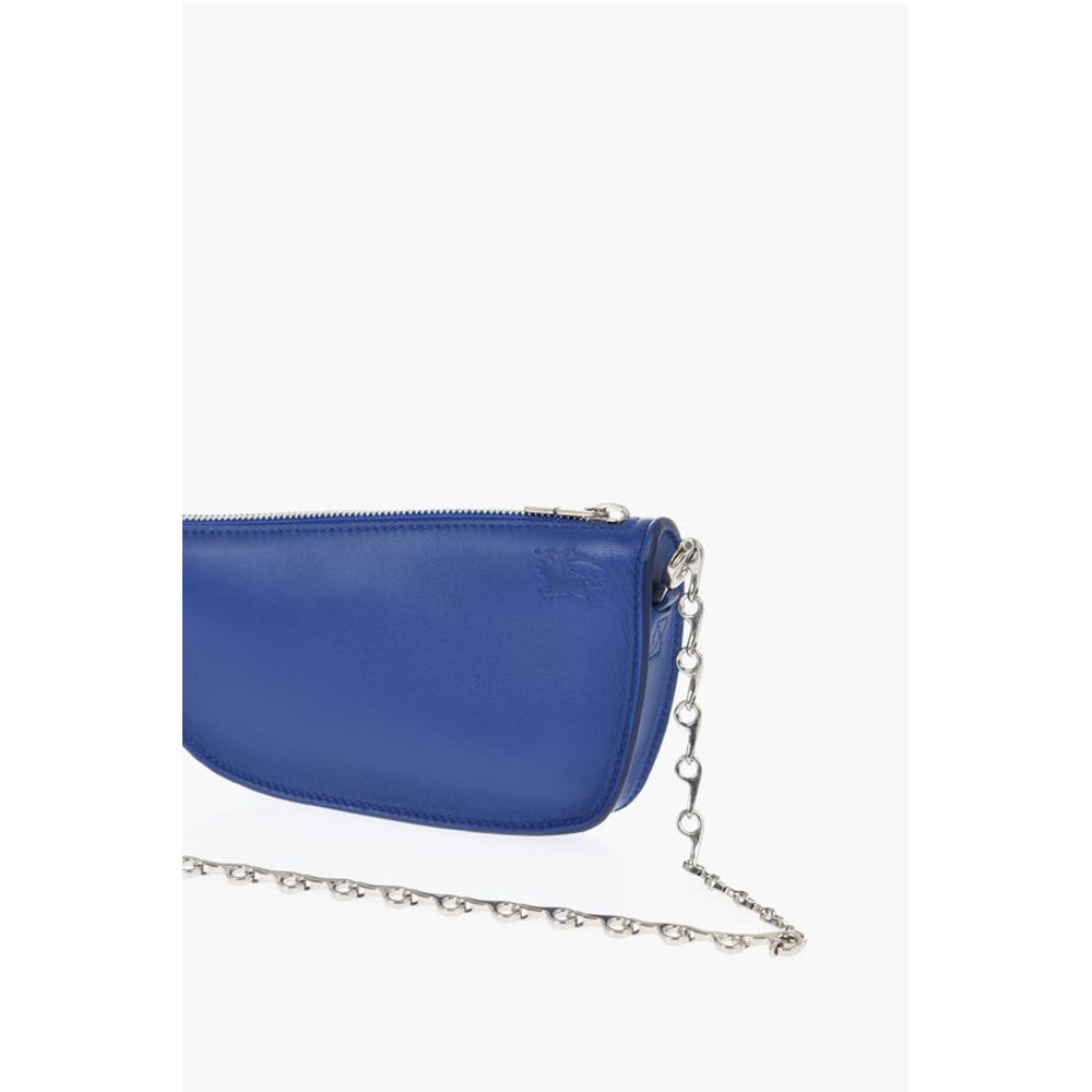 Leather MICRO SHIELD SLING Bag with Chain Shoulder Strap