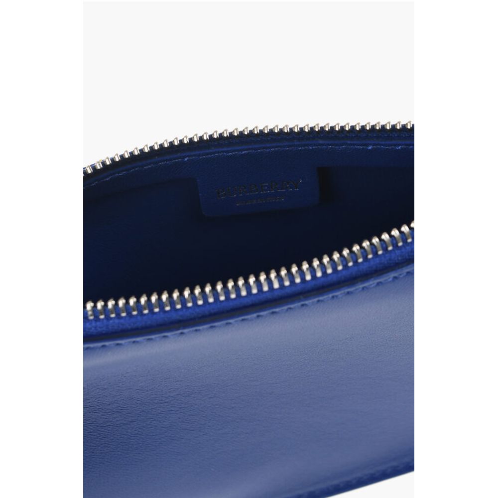 Leather MICRO SHIELD SLING Bag with Chain Shoulder Strap