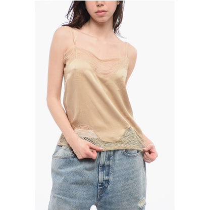 Silk KATIA Top with Openwork Detailing