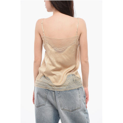 Silk KATIA Top with Openwork Detailing