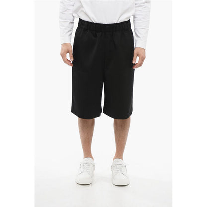 Jacquard Wool JUEGO Shorts with Elastic Waistband