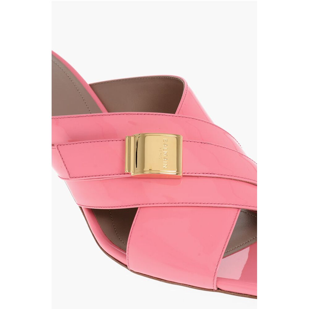 Patent Leather Pumps with Stiletto Heel