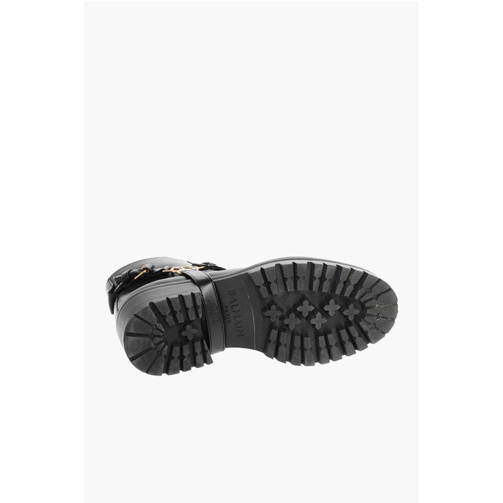 Leather Ranger Boots with Logo