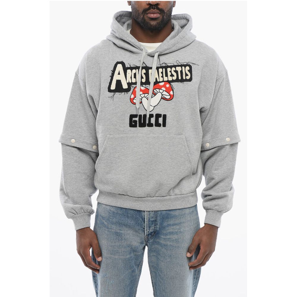Cotton ARCUS CAELESTIS Hoodie with Removable Sleeves
