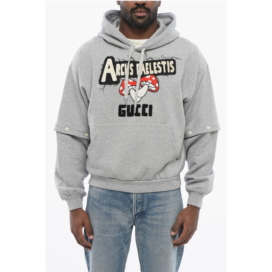 Cotton ARCUS CAELESTIS Hoodie with Removable Sleeves