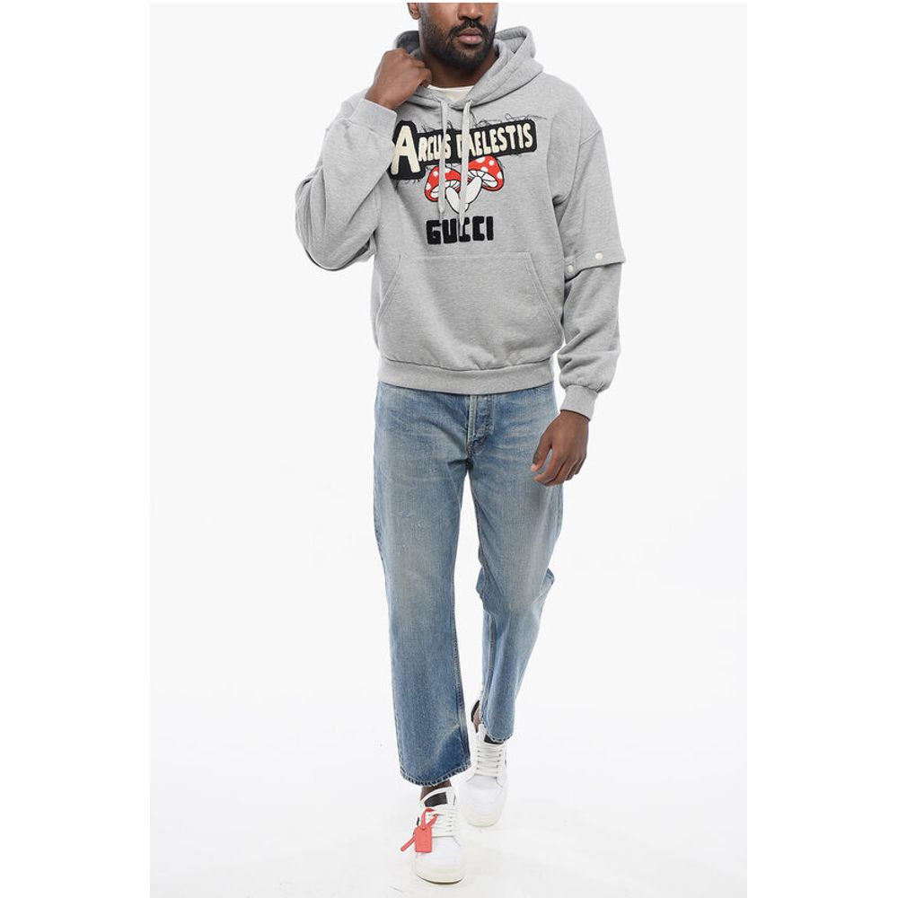 Cotton ARCUS CAELESTIS Hoodie with Removable Sleeves