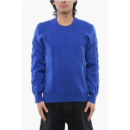 Crewneck Pullover With Embossed Details