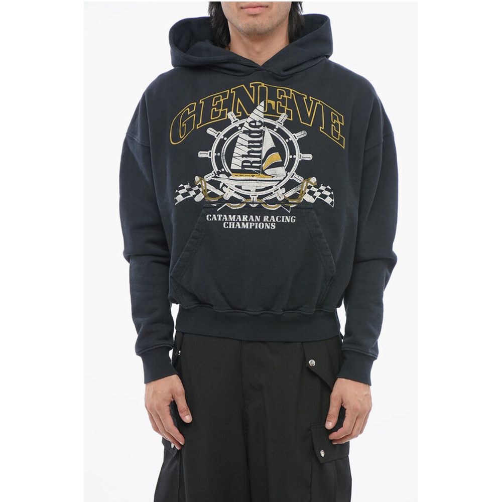 Printed Hoodie with Patch Pocket