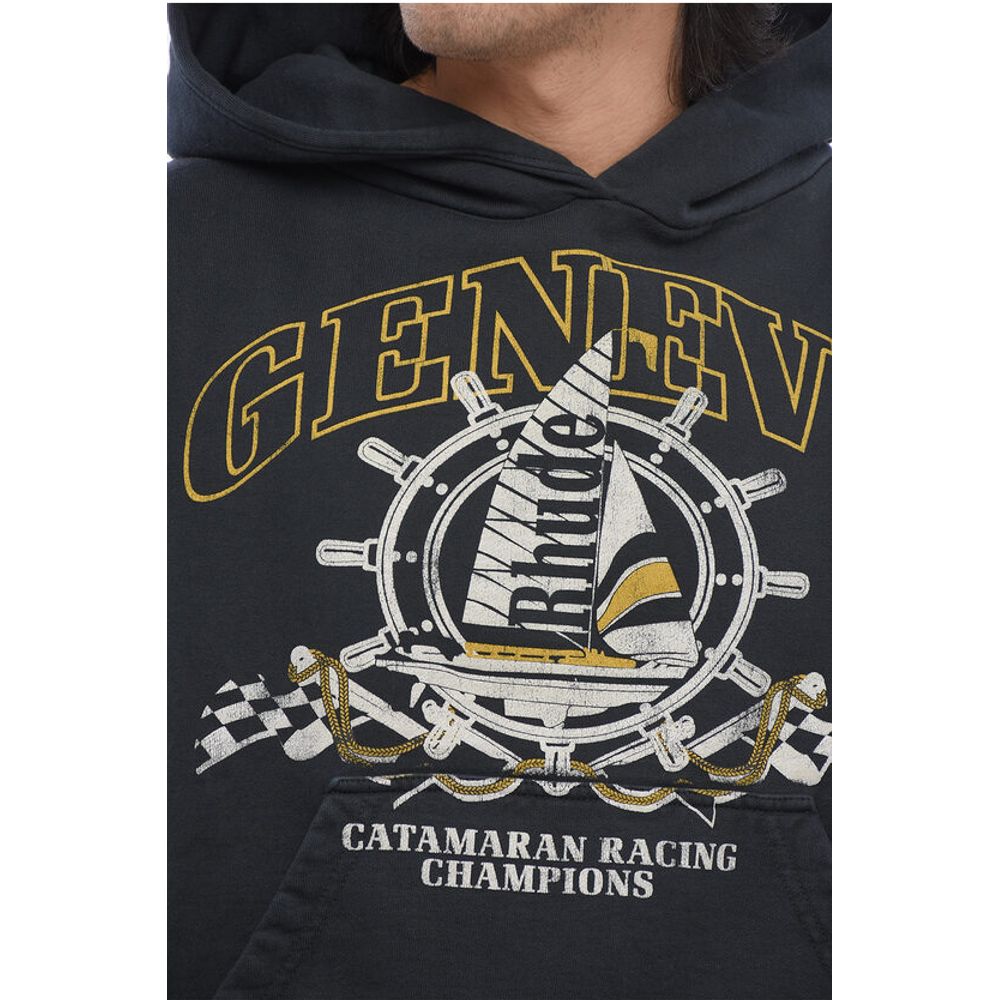 Printed Hoodie with Patch Pocket