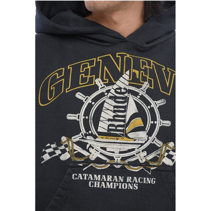 Printed Hoodie with Patch Pocket