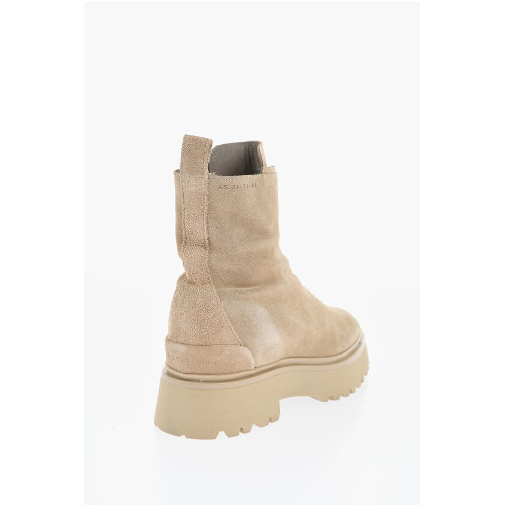 Leather OPHELIA Booties with Frontal Zip