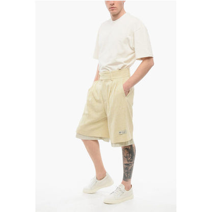 Double-pleated Double-layered Shorts