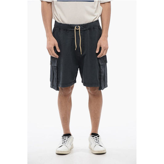 Brushed-cotton Cargo Shorts with Drawstring