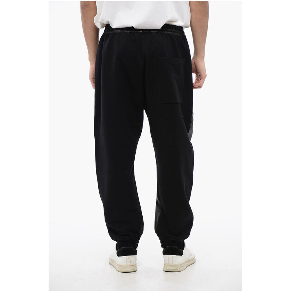 Eco-leather and Jersey HYBRID SWAG Track Pants