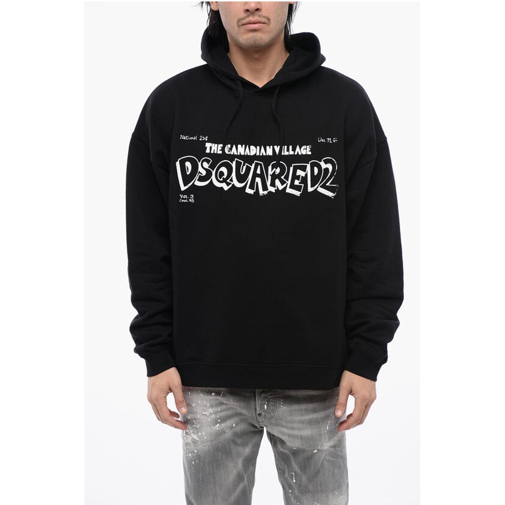 Brushed Cotton CANADIAN VILLAGE Hoodie