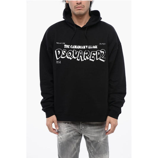 Brushed Cotton CANADIAN VILLAGE Hoodie