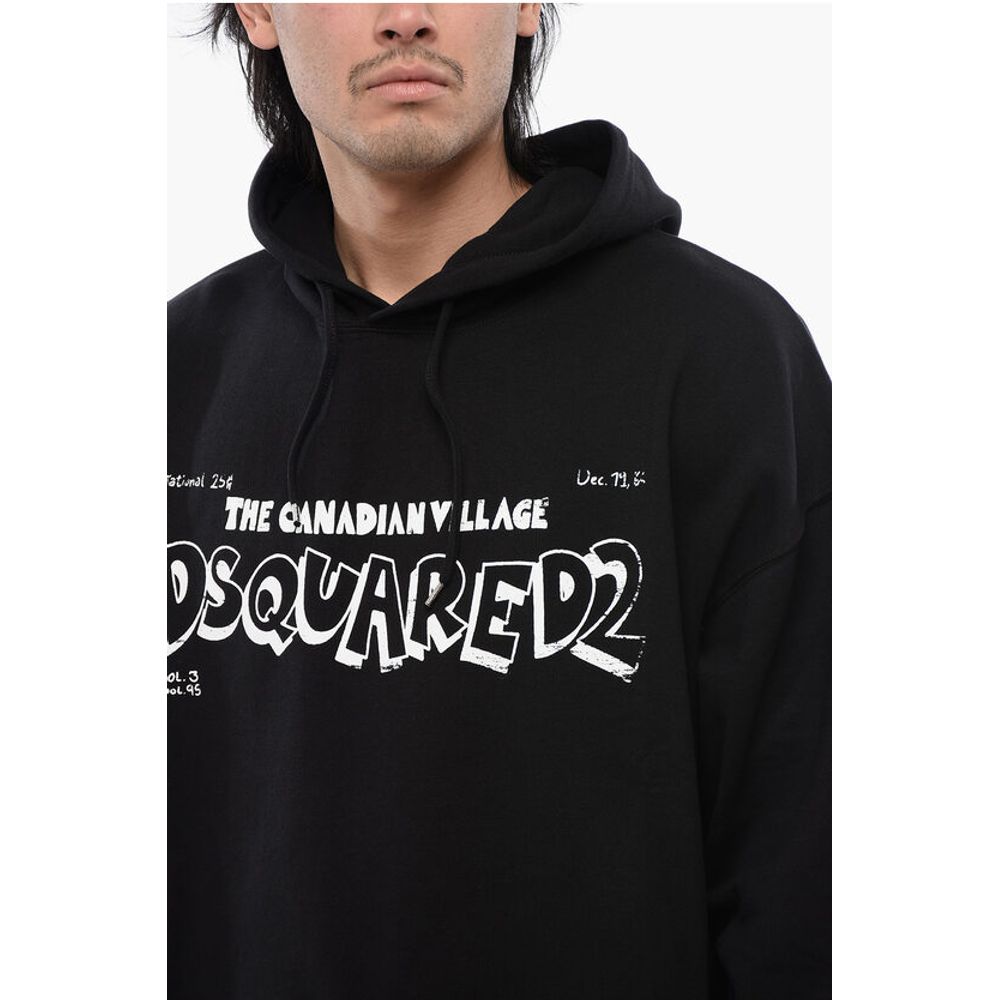 Brushed Cotton CANADIAN VILLAGE Hoodie