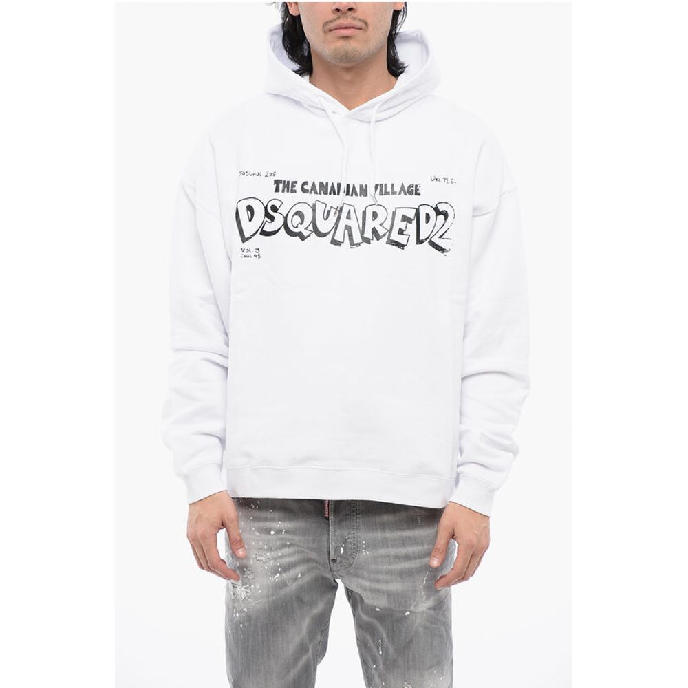 Brushed Cotton CANADIAN VILLAGE Hoodie