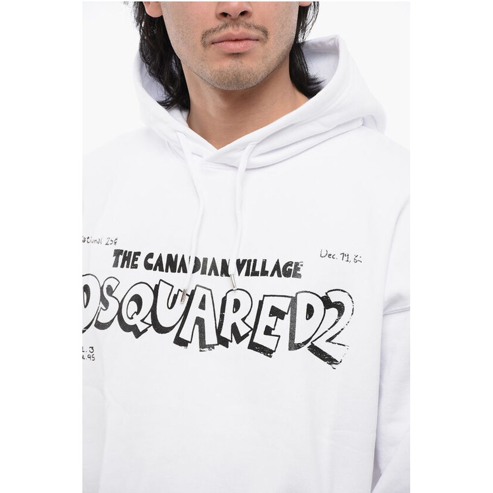 Brushed Cotton CANADIAN VILLAGE Hoodie