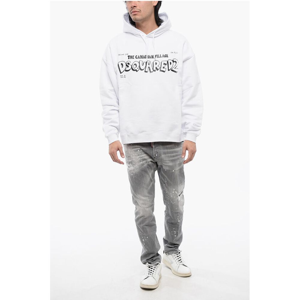 Brushed Cotton CANADIAN VILLAGE Hoodie