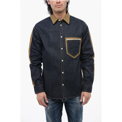Two-toned CATEN BROS Denim Shirt