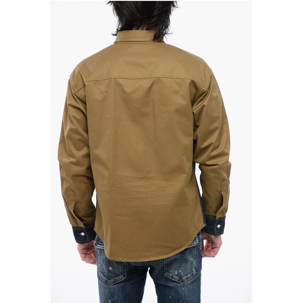 Two-toned CATEN BROS Denim Shirt