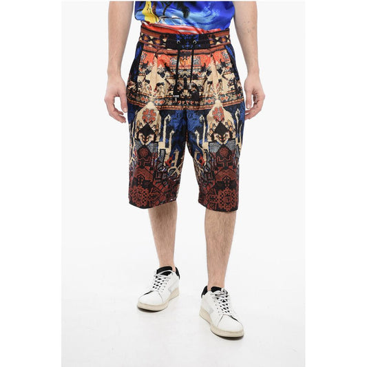 Double-pleated CARPET Nylon Shorts